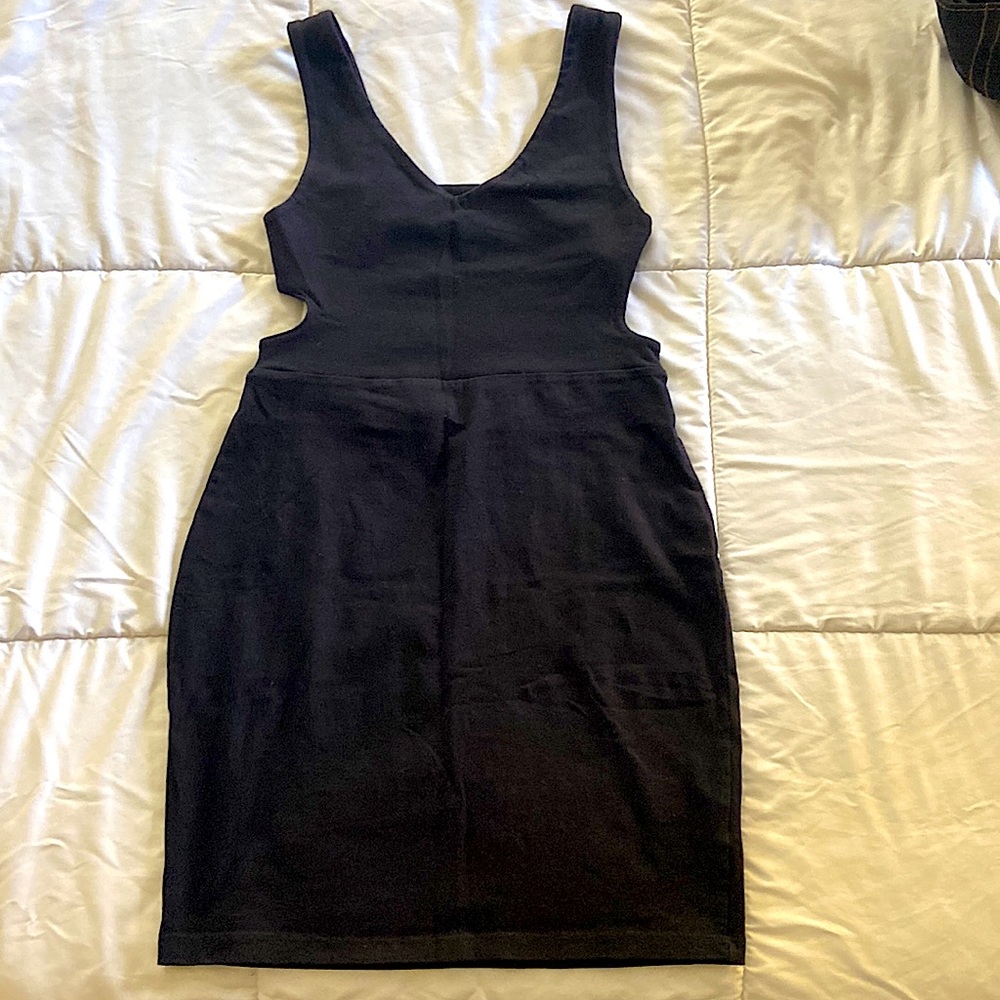 Backless Cut out Bodycon Mini Dress